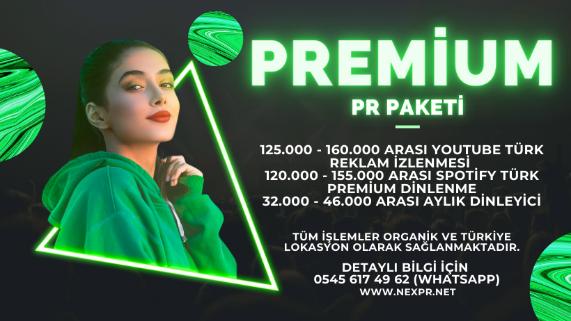 Premium PR Paketi - NexPR Müzik PR