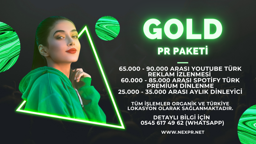 Gold PR Paketi - NexPR Müzik PR